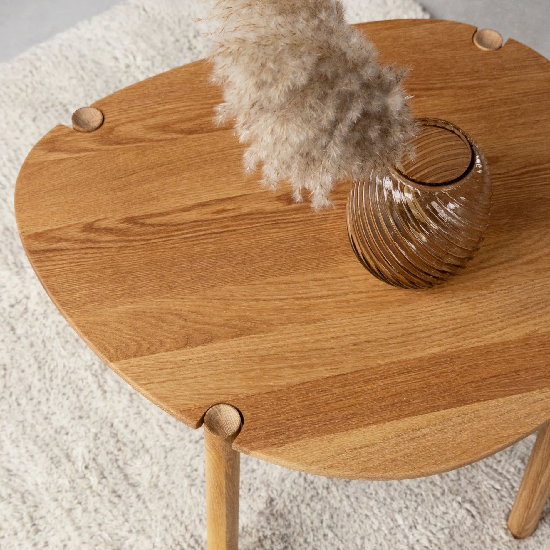 Colo Cross sofabord, FSC certificeret egetræ H40 cm